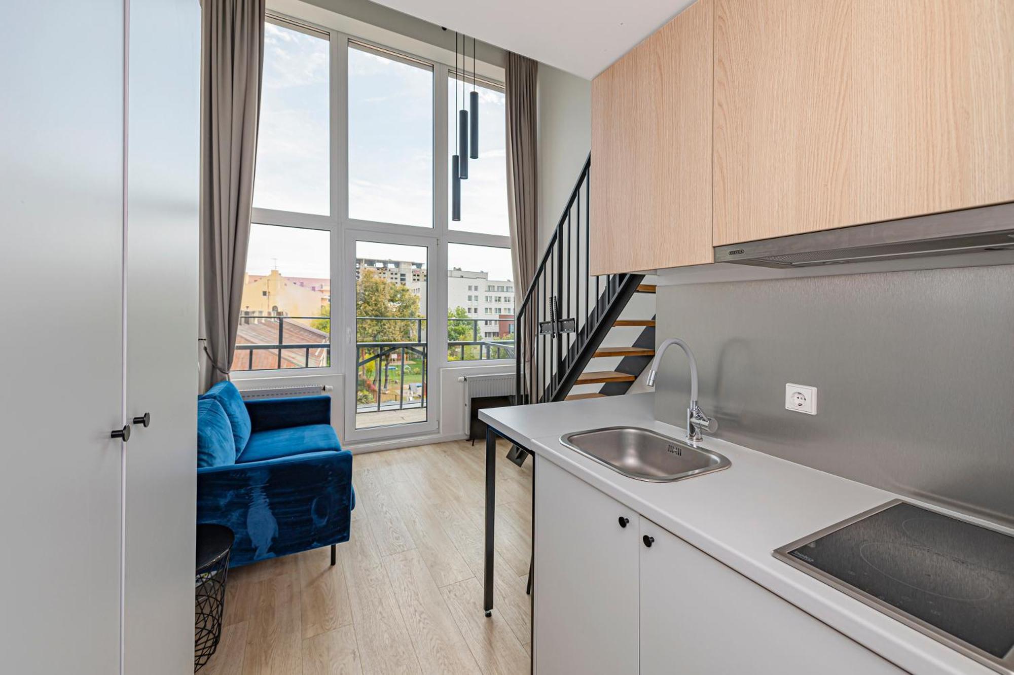 Mini Loft 1 Bd Apt By Hostlovers Kaunas Luaran gambar
